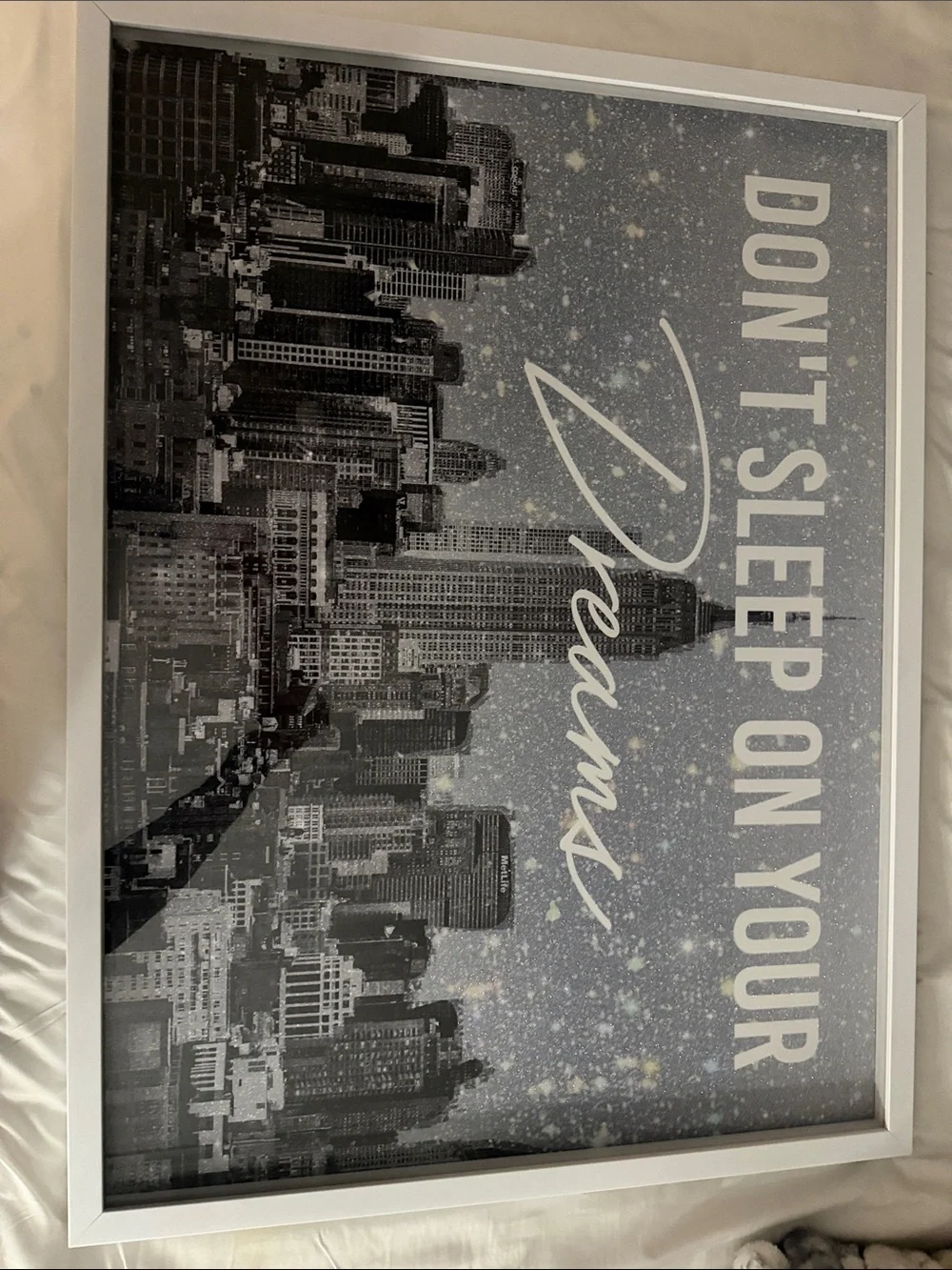 Framed City Skyline Wall Art - 